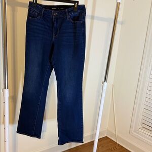 Old Navy Blue Mid-Rise Boot-Cut Jeans